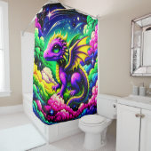 Dragon Artwork Douchegordijn (In situ)