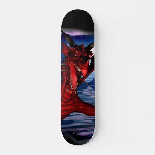 Dragon Attack 3D Fantasy Skateboard (Voorkant)