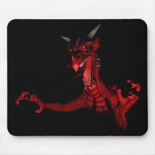 Dragon Attack Mousepad Muismat (Voorkant)
