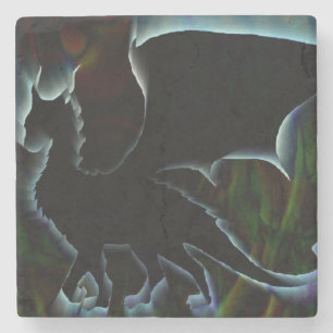 Dragon Aura Stenen Onderzetter