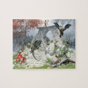 Dragon Babies and Fairies Fantasy Legpuzzel