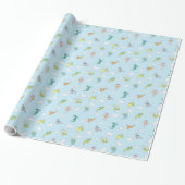 Dragon Babies Wrapping Paper Cadeaupapier (Uitgerold)