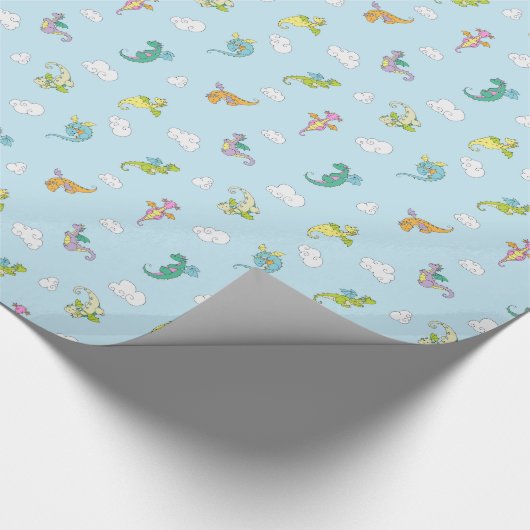 Dragon Babies Wrapping Paper Cadeaupapier (Hoek)