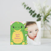 Dragon Baby aangekondigd Briefkaart (Staand voorkant)
