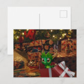 Dragon Baby Feestdagenkaart (Voorkant / Achterkant)