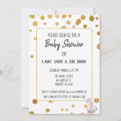 *~* Dragon Baby Girl Baby shower Uitnodiging (Achterkant)