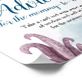 Dragon Baby shower Advice for the-Mama-To-Be Poster (Hoek)