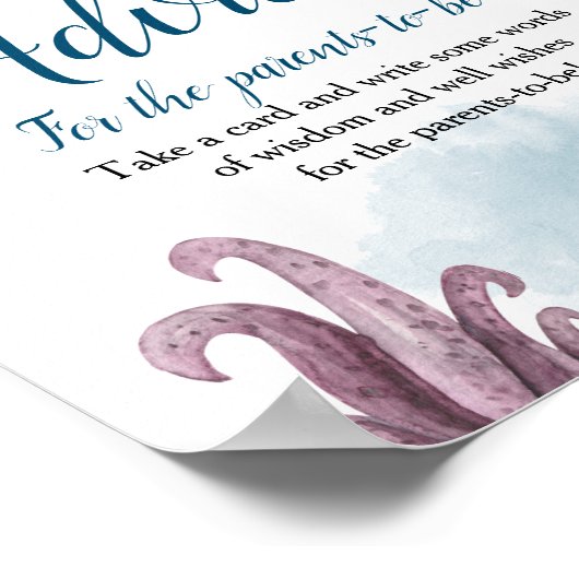 Dragon Baby shower Advice for the-Parents-To-Be Poster (Hoek)