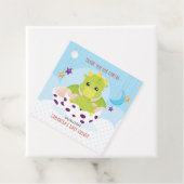Dragon Baby shower Bedankjes Labels (In situ)