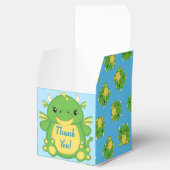 Dragon Baby shower Blue Bedankdoosjes (Geopend)