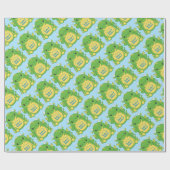 Dragon Baby shower Blue Cadeaupapier (Vlak)