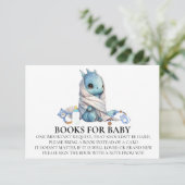 Dragon Baby shower Boek voor Baby Kaart (Staand voorkant)