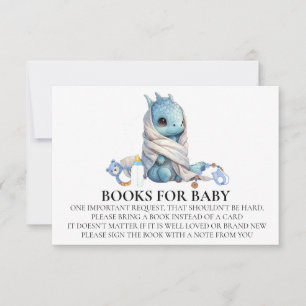Dragon Baby shower Boek voor Baby Kaart