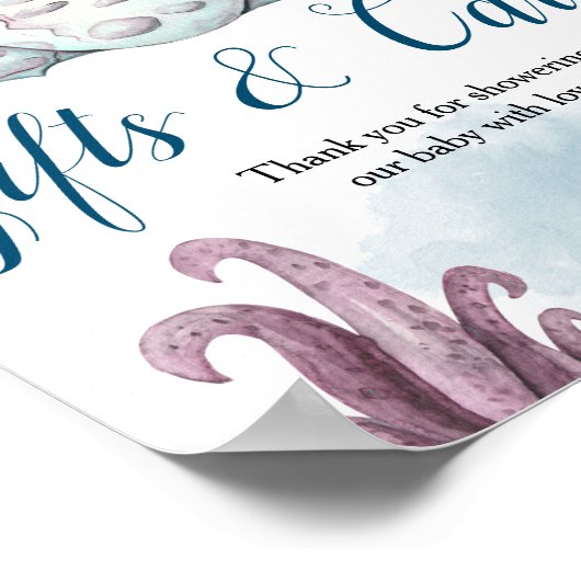 Dragon Baby shower Cadeaus en Kaarten Poster weerg (Hoek)