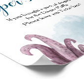 Dragon Baby shower Diaper Raffle Poster (Hoek)