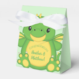 Dragon Baby shower Green Bedankdoosjes