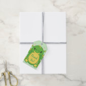 Dragon Baby shower Green Cadeaulabel (Met Touw)