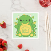 Dragon Baby shower Green Servet (Insitu)