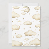 Dragon Baby shower Invitation Kaart (Achterkant)