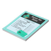 Dragon Baby shower raad de prijs-rechtergame 40pg Notitieblok (Linkerzijde)