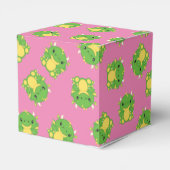 Dragon Baby shower Roze Bedankdoosjes (Achterkant)