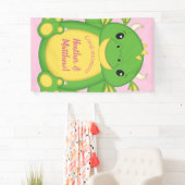 Dragon Baby shower Roze Spandoek (Insitu)