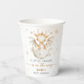 Dragon Baby shower Schattige Boho Papieren Bekers (Voorkant)