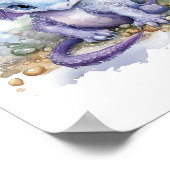 Dragon Baby Waterverf ventilator Poster (Hoek)