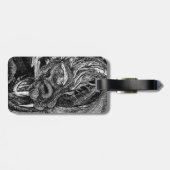 Dragon bagagelabel 2 (Achterkant horizontaal)