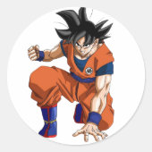 Dragon Ball Fanart Sticker - Anime Power Vibes (Voorkant)