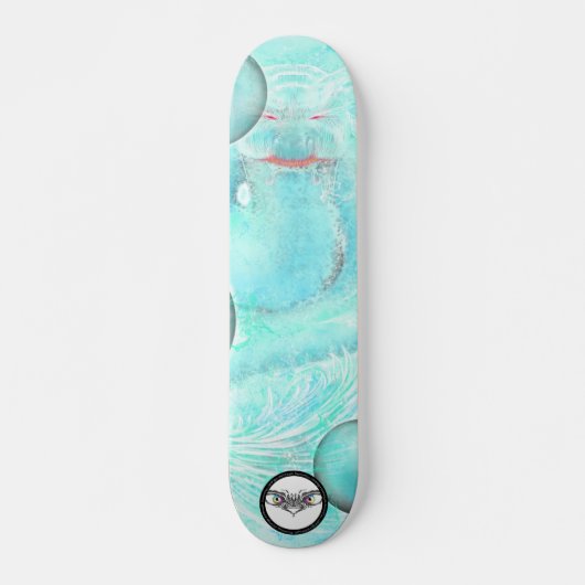 Dragon ball leviathan water Energetisch gloeiblauw Persoonlijk Skateboard (Voorkant)