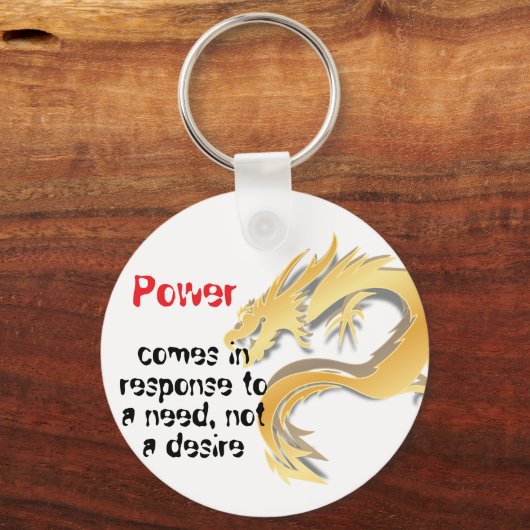 Dragon Ball Sleutelhanger - Goku's iconische quote (Voorkant)