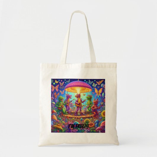 Dragon Band Jam Tote Bag (Voorkant)