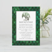 Dragon: Bar Mitzvah Kaart (Staand voorkant)