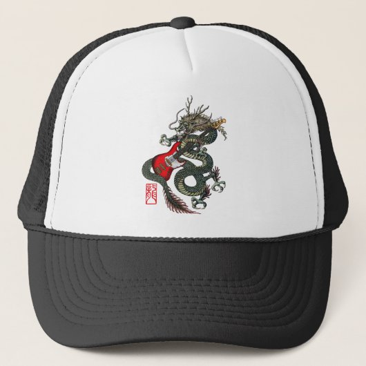 Dragon Bass 01 Trucker Pet (Voorkant)