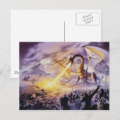 Dragon Battle Briefkaart (Voorkant / Achterkant)