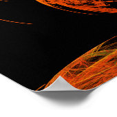 Dragon Battle Fractal Art Poster (Hoek)