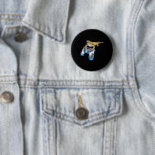 Dragon Bearded Dragons Lizard Ronde Button 5,7 Cm (In situ)
