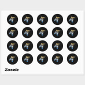 Dragon Bearded Dragons Lizard Ronde Sticker (Vel)