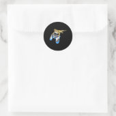 Dragon Bearded Dragons Lizard Ronde Sticker (Tas)