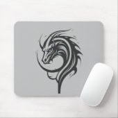Dragon Beast Creature Fantasy Legende Vector Art Muismat (Met muis)