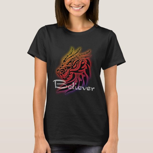 Dragon Believer  Imagine this  for Dragon Fans T-shirt (Voorkant)