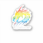 Dragon Believer Imagine This Gift For Dragon Fans  Sticker (Voorkant)