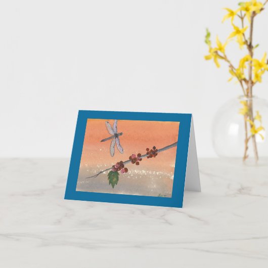 "Dragon Berries" kaart (Gele Bloem)