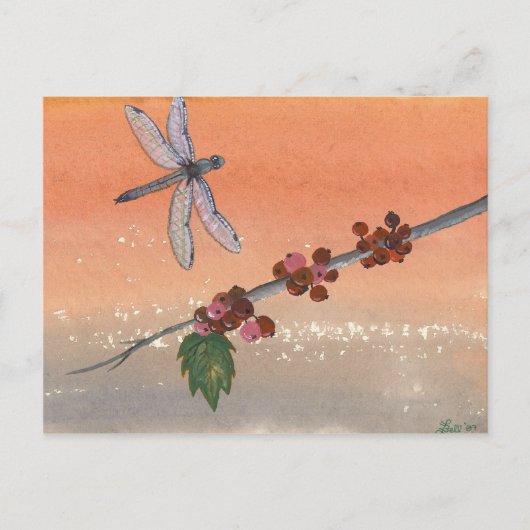 "Dragon Berries" postcard Briefkaart (Voorkant)