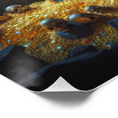 Dragon bewaakt zijn Treasures Fantasy Poster Art (Hoek)