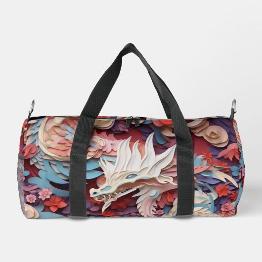 Dragon - Bewaar of ontwerp je eigen plunjezak (Achterkant)