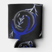 Dragon bewaart de Kogel van het Kristal om bliksem Blikjeskoeler (Voorkant)