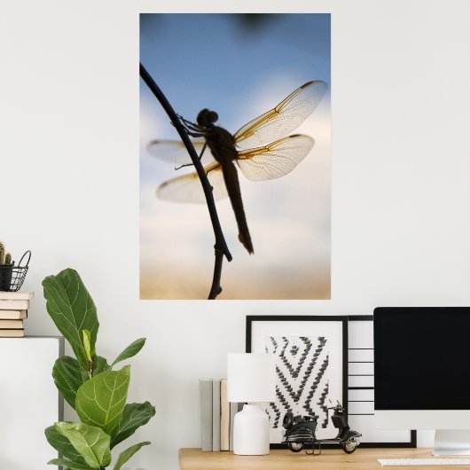 Dragon bij Rest Poster (Thuiskantoor)