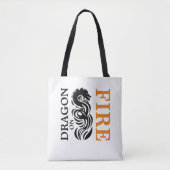 Dragon bij vuur tote bag (Voorkant)
